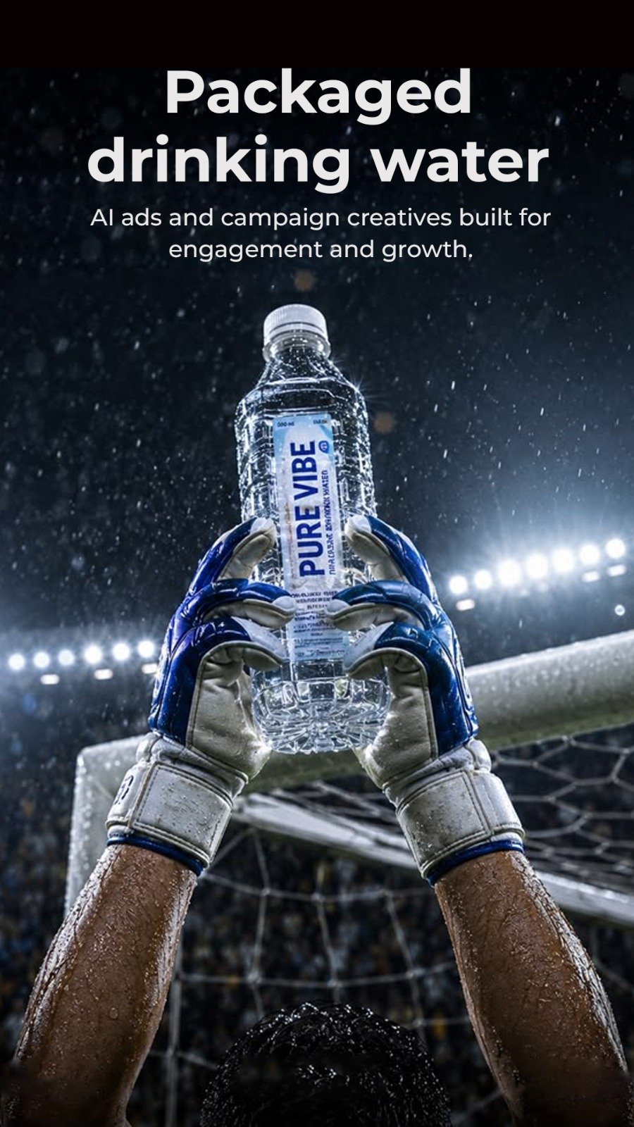 Packaged drinking water campaign creative